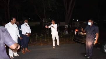 Minister KTR showed humanity to helped accident victims AKP Minister KTR showed humanity to helped accident victims AKP