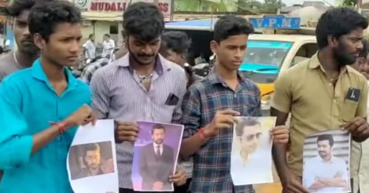 பல இடங்களில் சூர்யா ரசிகர் மன்றங்கள் கலைப்பு.. ! பாட்டாளி இளைஞர்கள் ஆவேசம்