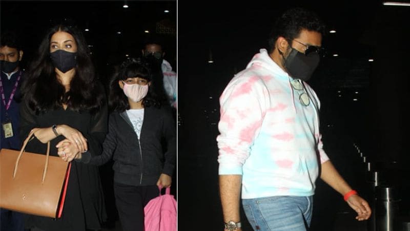Aishwarya Rai spotted without makeup with husband Abhishek Bachchan, these celebs also seen in different places KPJ