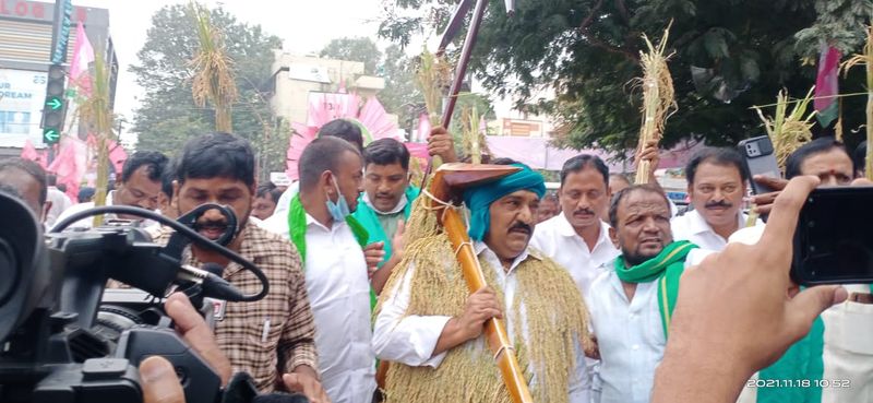 TRS Maha Dharna at Indirapark