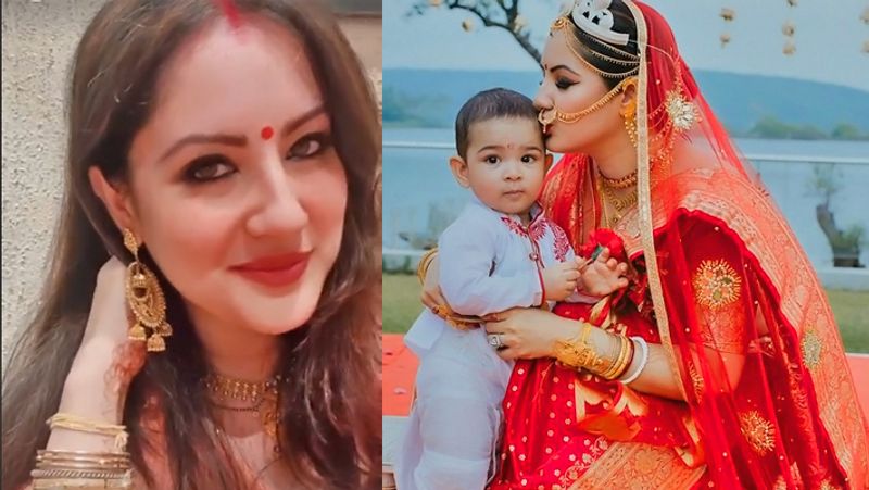 Puja Banerjee Wedding Album, Varmala and other marriage rituals Photos kpg