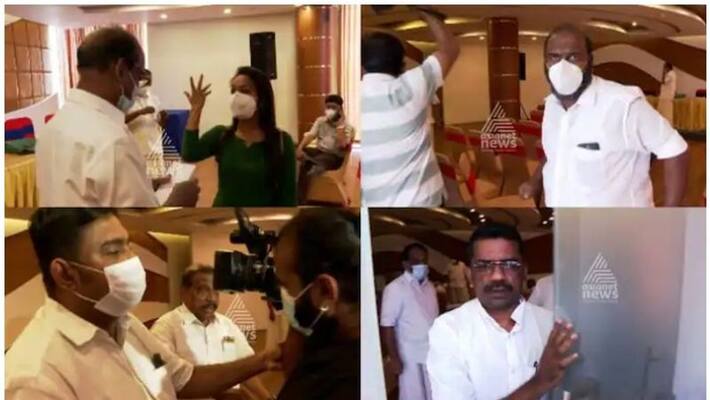 case against journalists who attacked by congress workers case against journalists who attacked by congress workers
