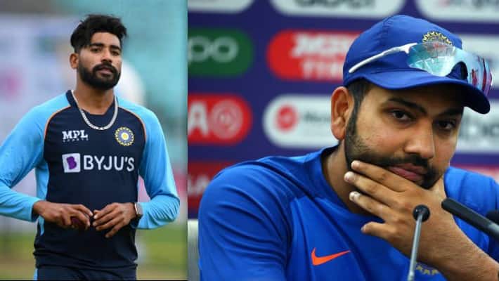 Rohit Sharma and md siraj fun video from the ground gone viral Rohit Sharma and md siraj fun video from the ground gone viral