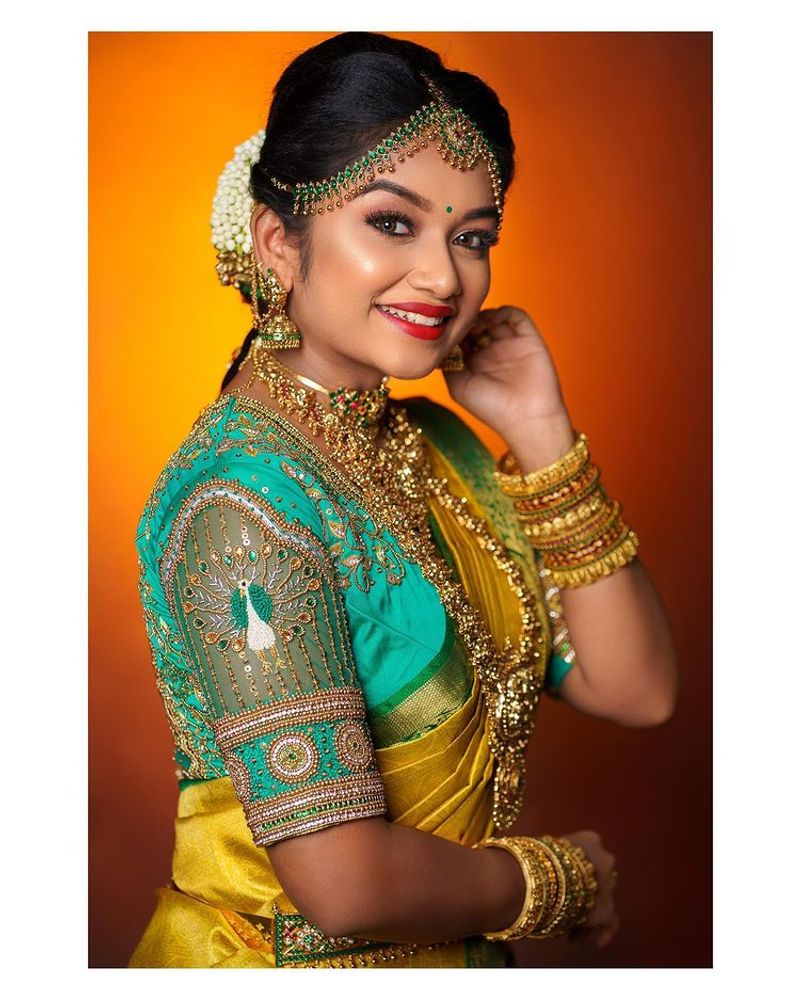 Chithi 2 serial fame bridal look photos goes viral in internet