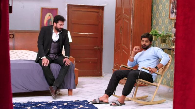 Jagathi confronts Mahindra about misleading Rishi in todays guppedantha manasu serial episode