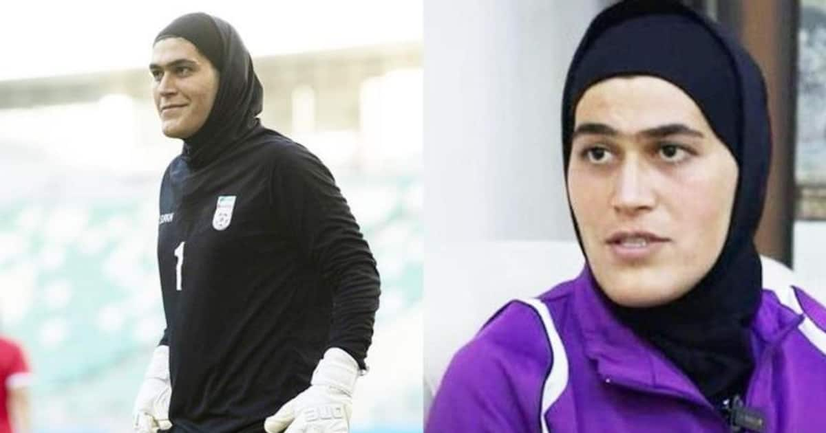 Iran Womens Football Team Goalie Man On Iranian Womens Football