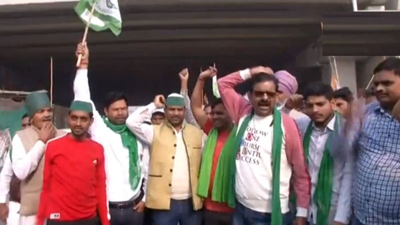Farm Bills Repealed photos see celebration of farmers dance and joy distributed sweets and Ardas UDT