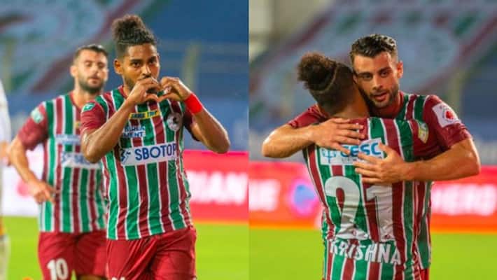 ISL 2021-22, Live Score Update, ATK Mohun Bagan take 3-1 goals lead against Kerala Blasters in 1st half spb ISL 2021-22, Live Score Update, ATK Mohun Bagan take 3-1 goals lead against Kerala Blasters in 1st half spb