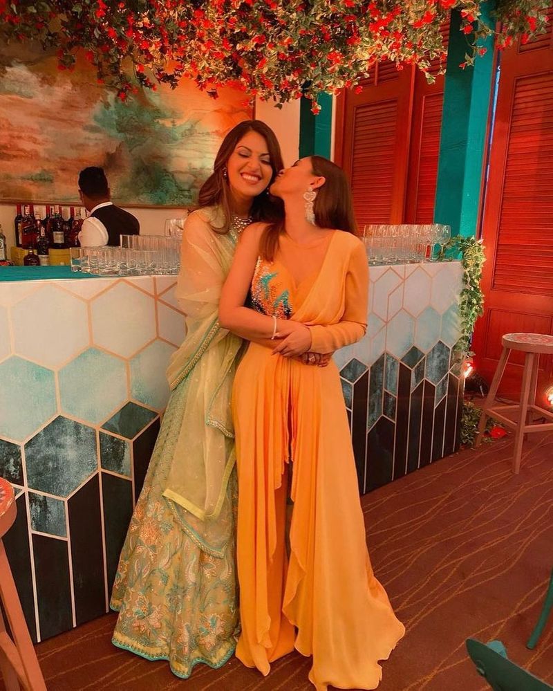 Alia Bhatt sizzles in orange at BFF Anushka Ranjan, Aditya Seal's Sangeet Ceremony, see photos here drb