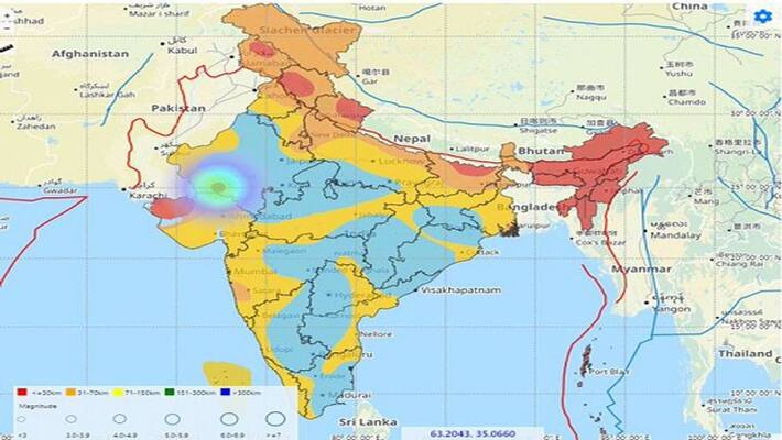 Earthquake in Jalore Rajasthan Earthquake in Jalore Rajasthan