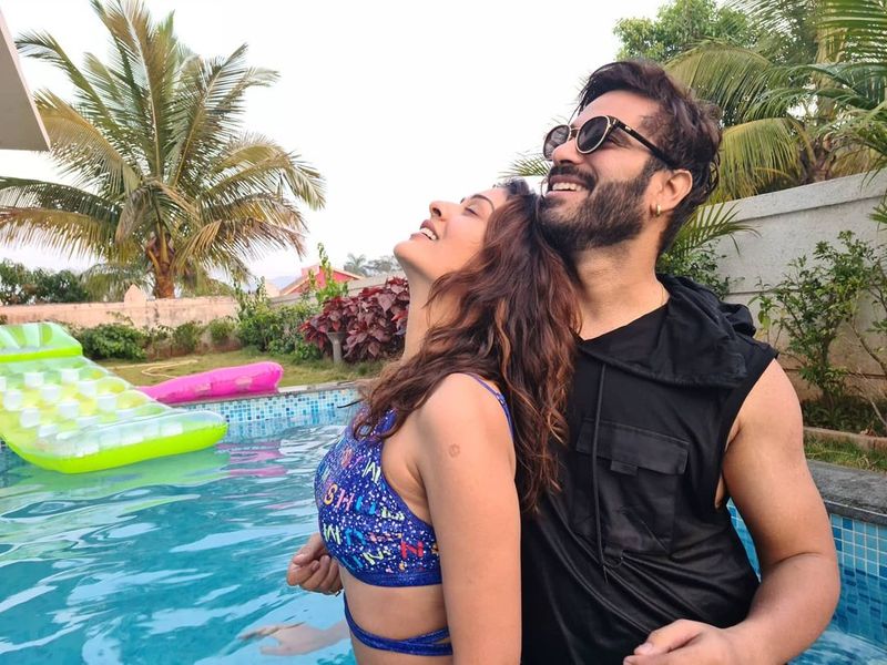this is too much payal rajput pose with boyfriend looks bold and sensational