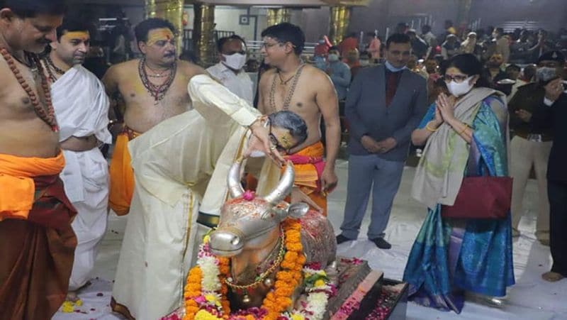 MP ujjain mahakal mandir CJI NV Ramana Attended Bhasmarti Reached Airport Before Flight Hariom jal along UDT