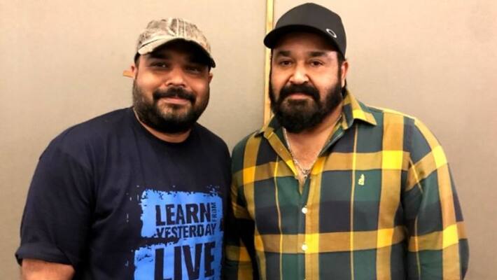 Director Vysakh share his photo with Mohanlal Director Vysakh share his photo with Mohanlal