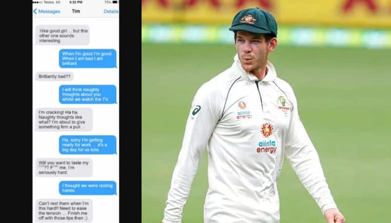 We are both finished if this chat gets out, Text Reveals Tim paine Knew Exactly what he Was doing