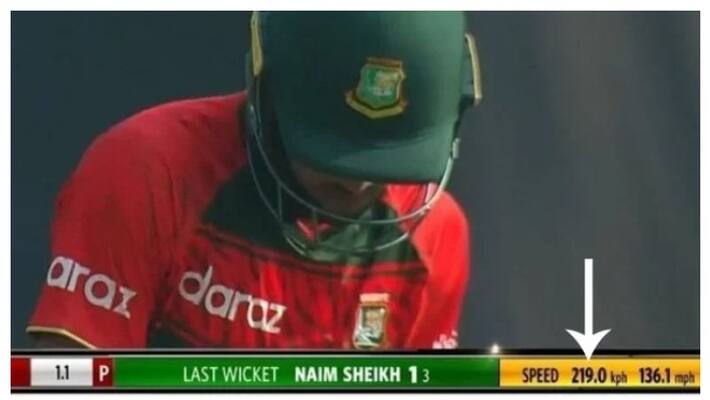Pakistan Pacer Hassan ali delivery clocked at 219 kph in First T20I against Bangladesh, Twitter Responds Hilariously Pakistan Pacer Hassan ali delivery clocked at 219 kph in First T20I against Bangladesh, Twitter Responds Hilariously