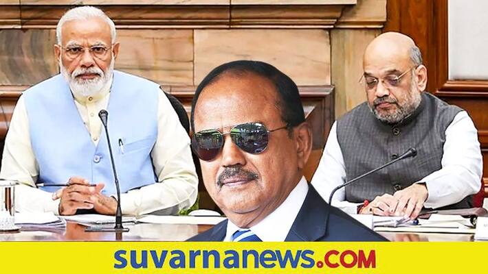 PM Modi Amit Shah Ajit Doval Meet senoir police From All States In Lucknow mnj PM Modi Amit Shah Ajit Doval Meet senoir police From All States In Lucknow mnj
