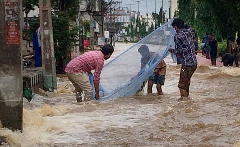 Heavy rain 27 deaths 100 missing in Andhra Pradesh
