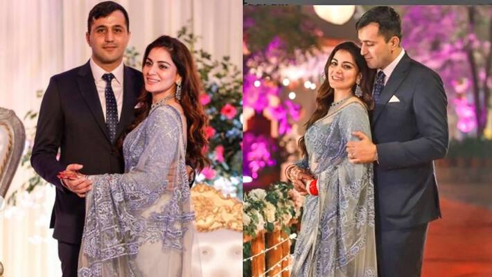 kundali bhagya actress shraddha Arya wore Expensive designer Saree at her wedding reception kpg kundali bhagya actress shraddha Arya wore Expensive designer Saree at her wedding reception kpg