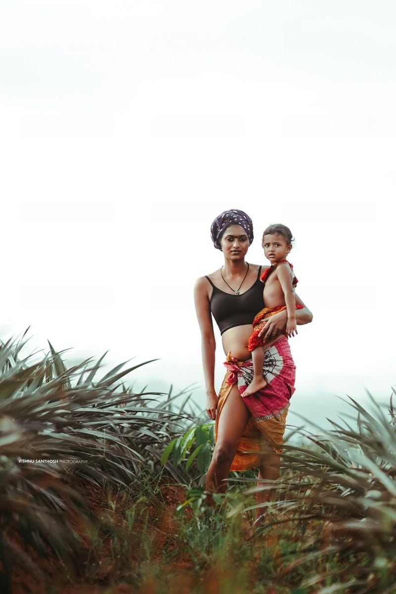 Mother and child photographed from Chengara as viral in social media