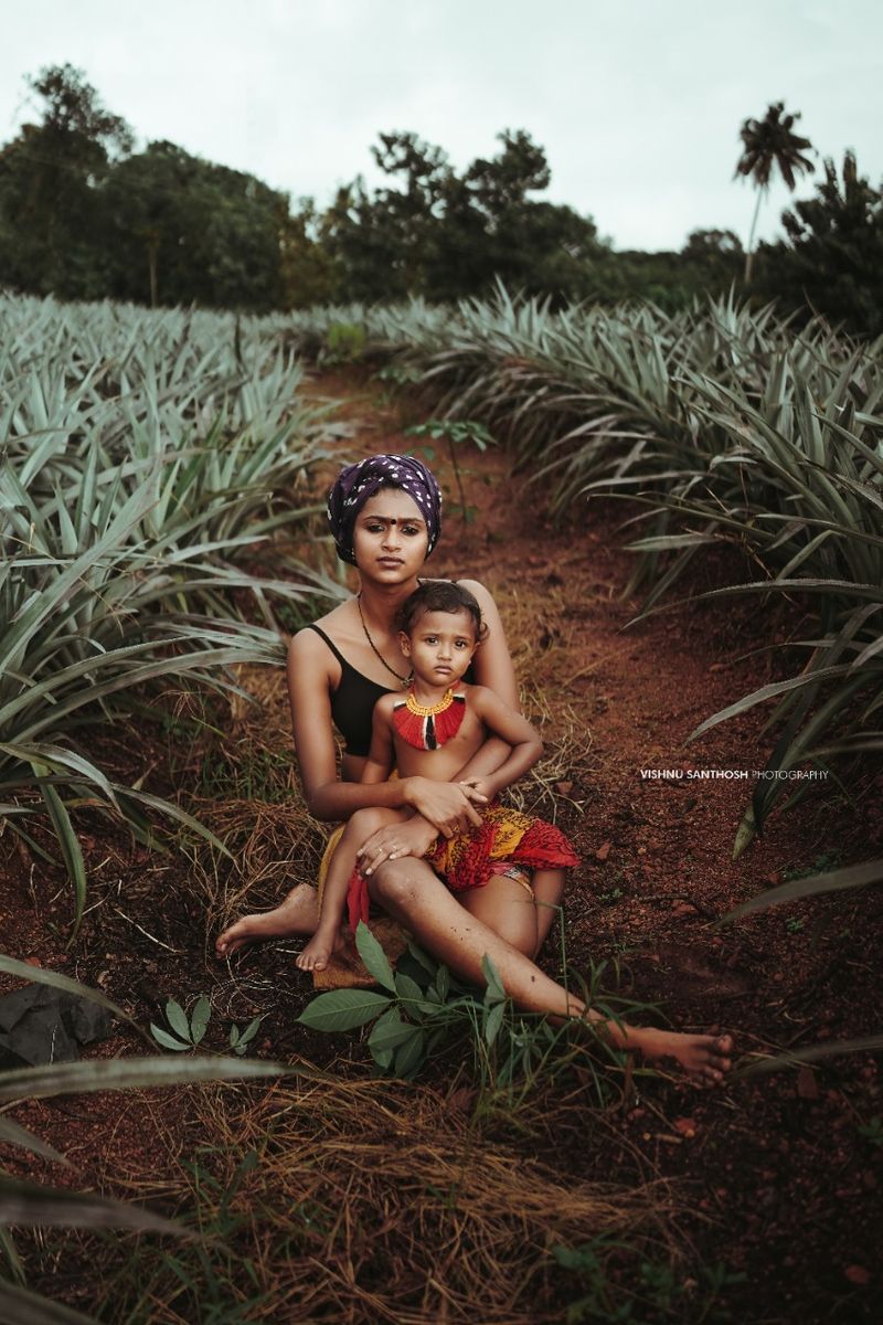 Mother and child photographed from Chengara as viral in social media