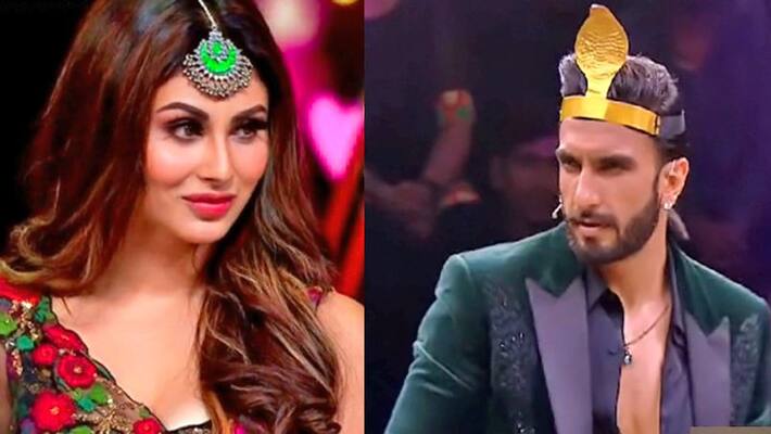 Ranveer Singh danced as a Naagraj on the bean of Naagin Mouni Roy kpg Ranveer Singh danced as a Naagraj on the bean of Naagin Mouni Roy kpg