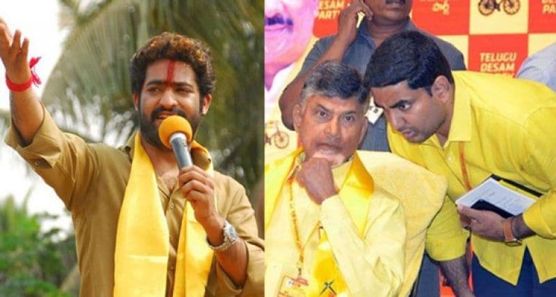 lokesh fans targets junior ntr over nara chandrababu issue