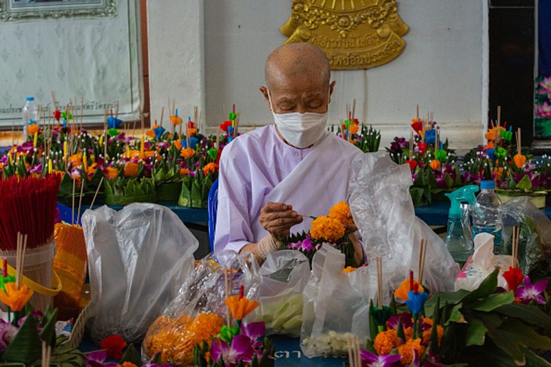 Loy Krathong Thai people celebrate after covid