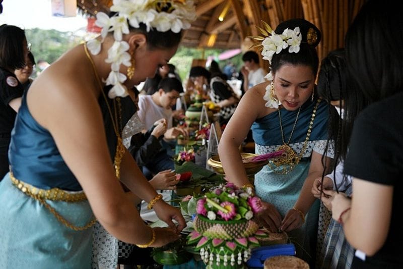 Loy Krathong Thai people celebrate after covid