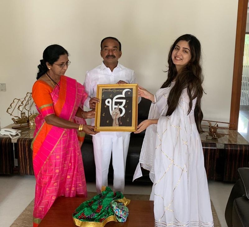 Poonam kaur meets Etela rajender what reason behind it