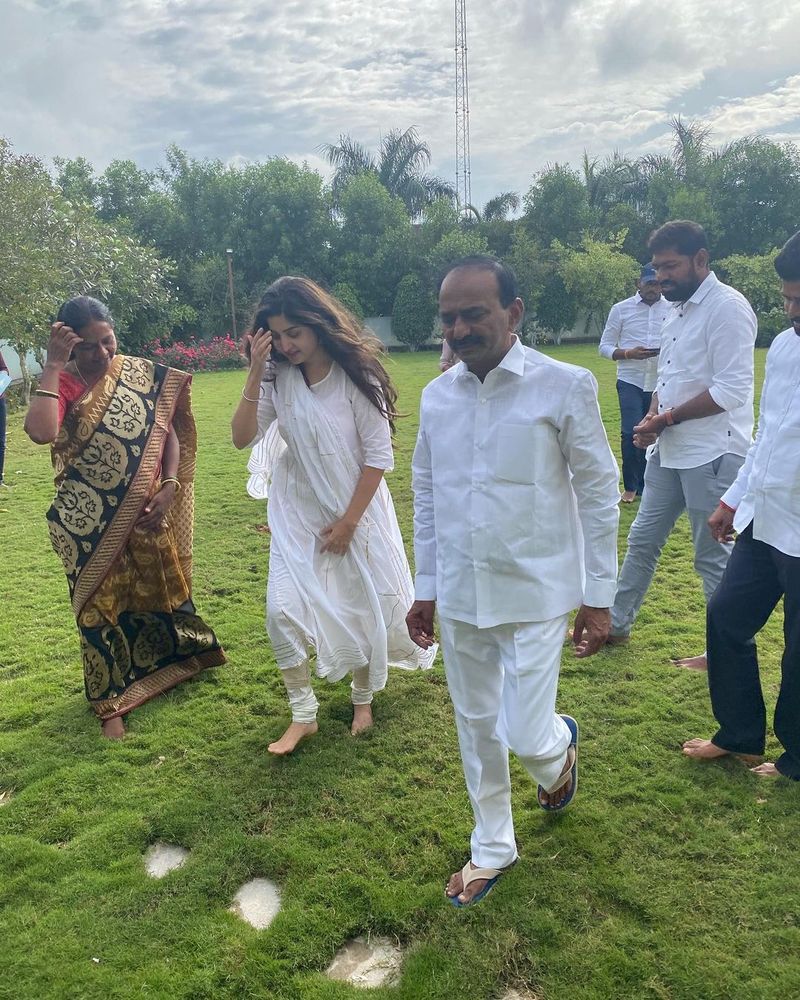 Poonam kaur meets Etela rajender what reason behind it