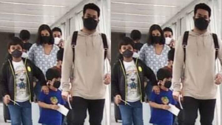 ntr off to Switzerland with family for vacation ntr off to Switzerland with family for vacation
