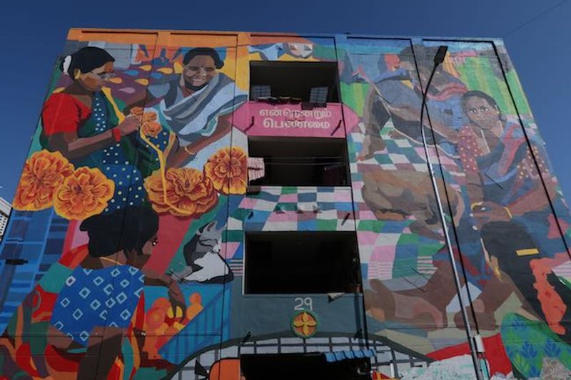 Kannagi Nagar art district in chennai