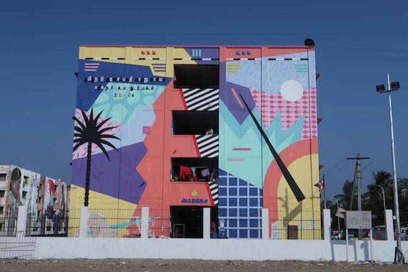 Kannagi Nagar art district in chennai