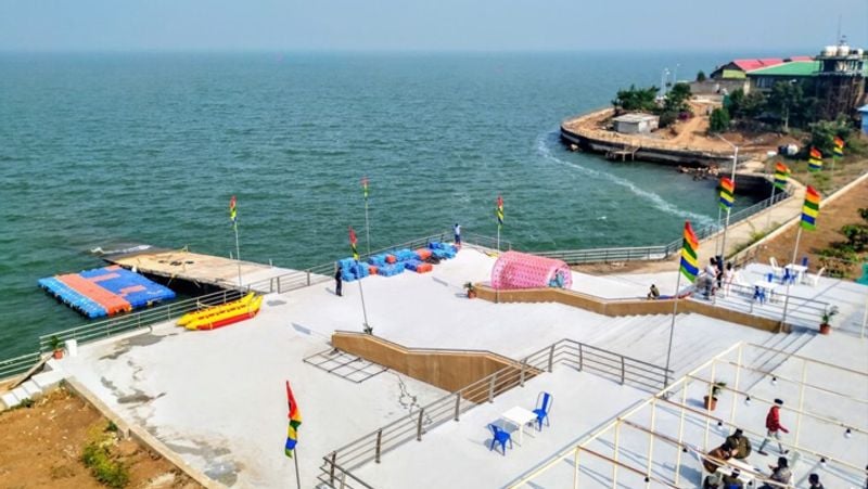 Madhya Pradesh hanumantiya tapu jal mahotsav 2021 hanumantiya best place for celebrate holiday fun and new year party