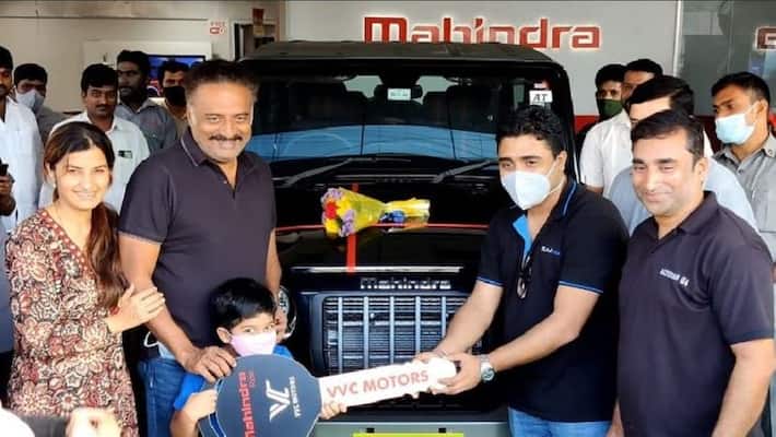 Actor Prakash Raj Takes Delivery Of His Mahindra Thar Actor Prakash Raj Takes Delivery Of His Mahindra Thar