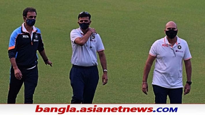 IND vs NZ, 3rd T20I - Teams reach Kolkata, Rahul Dravid inspects pitch at Eden Gardens ALB IND vs NZ, 3rd T20I - Teams reach Kolkata, Rahul Dravid inspects pitch at Eden Gardens ALB