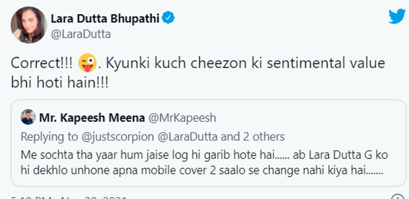 Fan notices Lara Dutta has not changed phone cover in years dpl