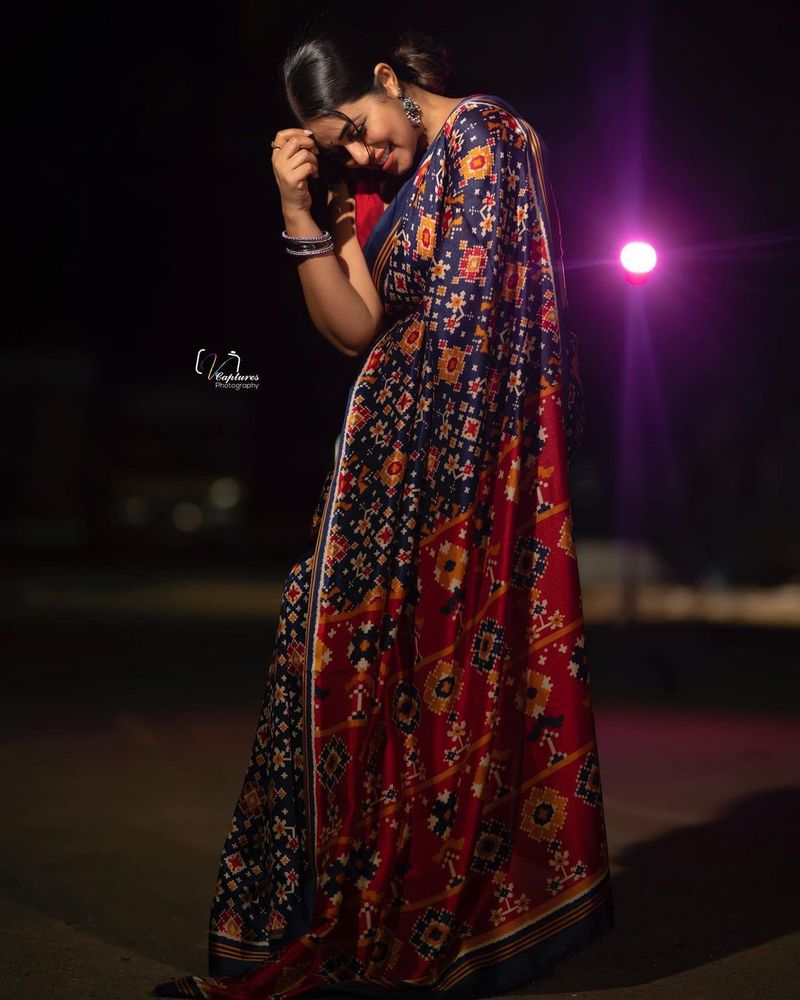 akhanda fame purna blows your mind for sure as she shines in silk saree
