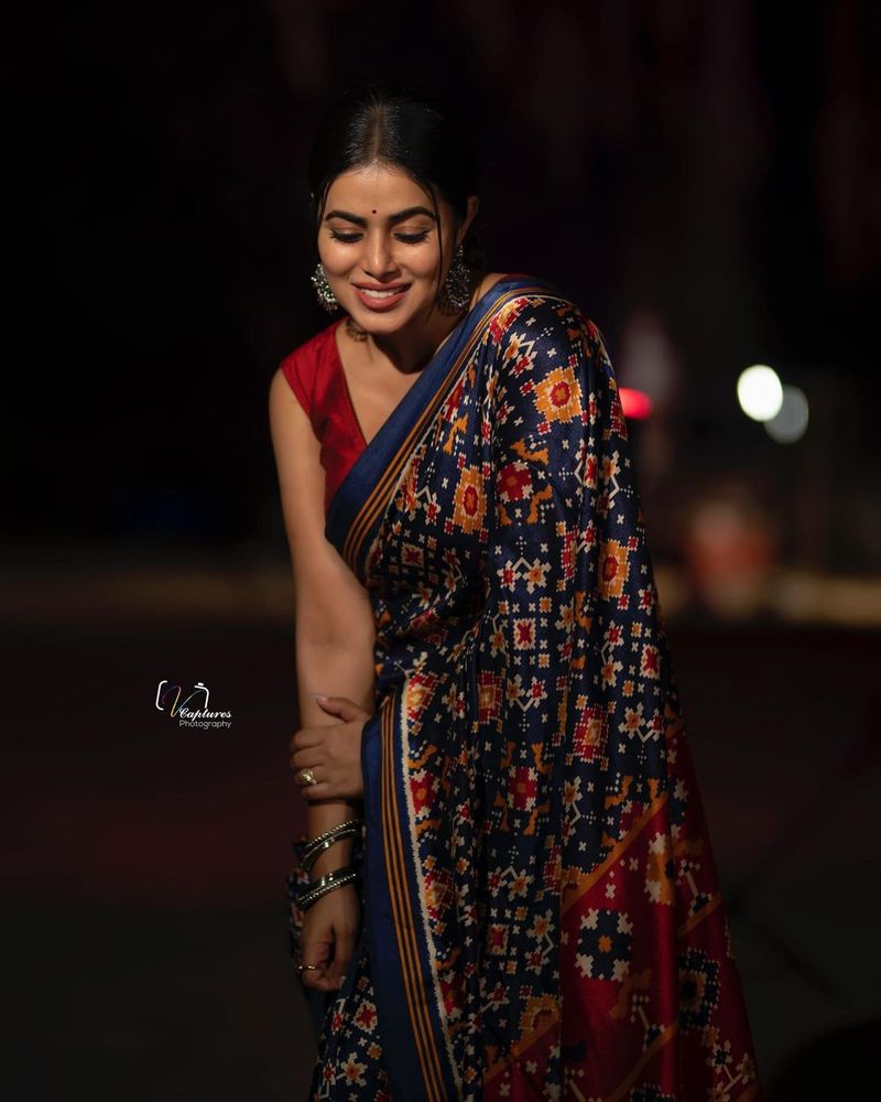 akhanda fame purna blows your mind for sure as she shines in silk saree