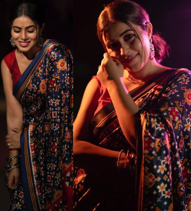 akhanda fame purna blows your mind for sure as she shines in silk saree