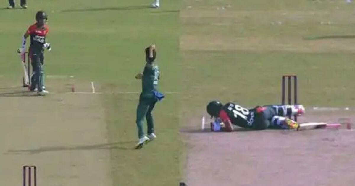 அடக்க முடியாத ஆத்திரம்; ஷாஹீன் அஃப்ரிடி பந்தை விட்டு எறிந்ததில் வலி தாங்க முடியாமல் துடித்த பேட்ஸ்மேன்! வீடியோ