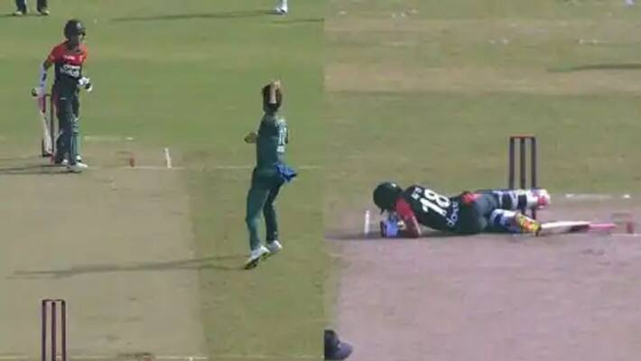 Pakistan fast Bowler Shaheen Afridi fined after throwing ball at Bangladesh batsman Afif Hussain during 2nd T20I in Dhaka kvn Pakistan fast Bowler Shaheen Afridi fined after throwing ball at Bangladesh batsman Afif Hussain during 2nd T20I in Dhaka kvn