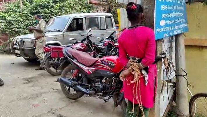 a minor girl tied up with post and beaten in Midnapore bmm a minor girl tied up with post and beaten in Midnapore bmm