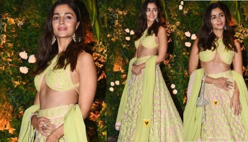 Alia Bhatt gets trolled for her hot blouse at anushka ranjan and aditya Sangeet