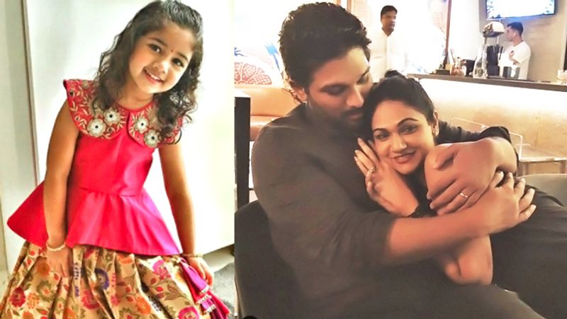 Allu Arjun Celebrate his Daughter Allu Arha Birthday and Shares Photo with family kpg