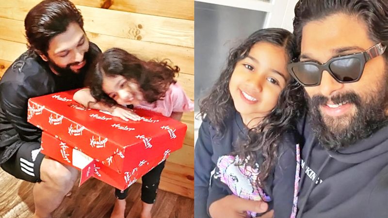 Allu Arjun Celebrate his Daughter Allu Arha Birthday and Shares Photo with family kpg