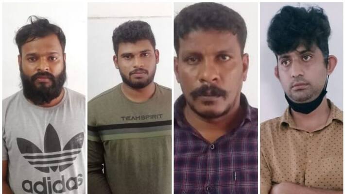 four accused in kozhikode gold heist case caught by kerala police four accused in kozhikode gold heist case caught by kerala police