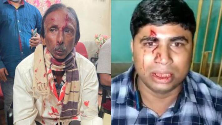 TMC workers house ransacked and journalist from Bengal beaten in Tripura spb TMC workers house ransacked and journalist from Bengal beaten in Tripura spb