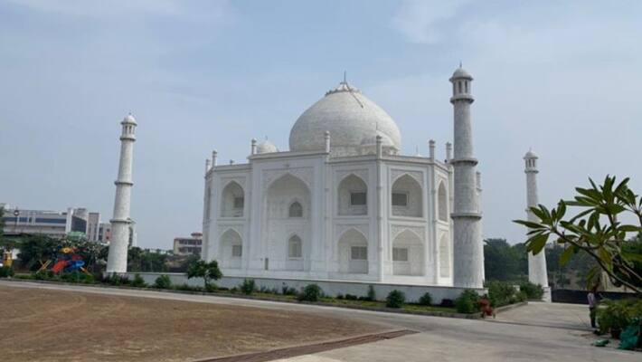 man makes replica of Taj Mahal in Madhya Pradesh for wife man makes replica of Taj Mahal in Madhya Pradesh for wife