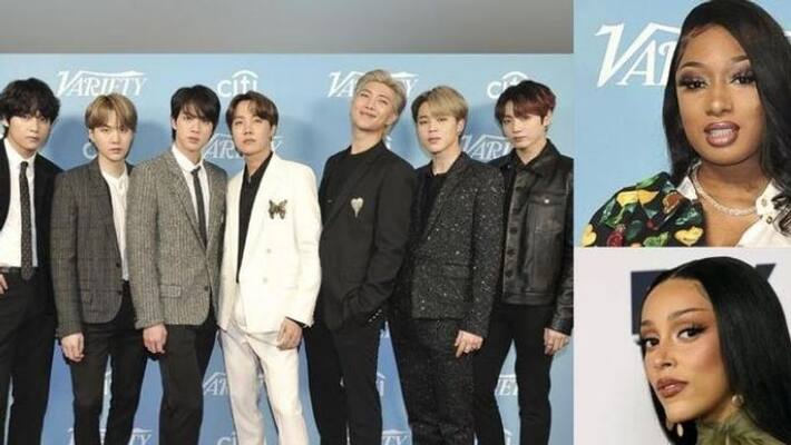 American Music Awards: BTS, Doja Cat, Megan Thee Stallion win three awards each SCJ American Music Awards: BTS, Doja Cat, Megan Thee Stallion win three awards each SCJ